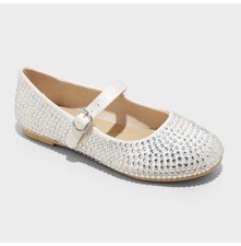 Art Class Kids' Nell Rhinestone Mary Jane Flats Size 2 / 79s