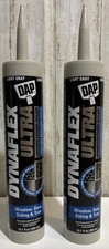 Dap Dynaflex Ultra Advanced Exterior Sealant Light Gray 10.1oz 49384 Lot Of 2