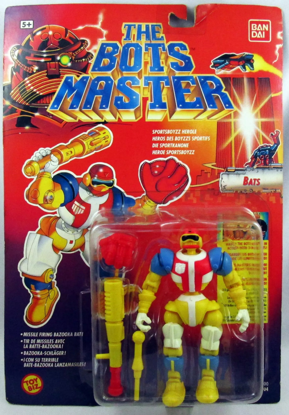 The Bots Master Bats figurine pour completer un diorama retro Spotsboyzz Hero ToyBiz Bandai
