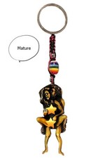 REVERSE COWGIRL/Keychain / Key ring / Key fob / Handmade keychain / Gift