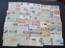 S.AMERICA -FINE COLLECTN OF 40+ x B.S.A.A  1940s AIRMAIL/FLIGHT COVERS TO EUROPE