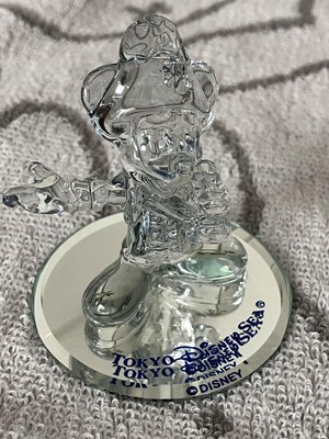 Tokyo DisneySea Mickey Mouse Pirate Figure Crystal Glass Figurine