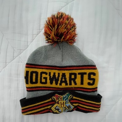 Harry Potter Hogwarts Beanie Hat Winter Cap Knit One Size Authentic OSFM