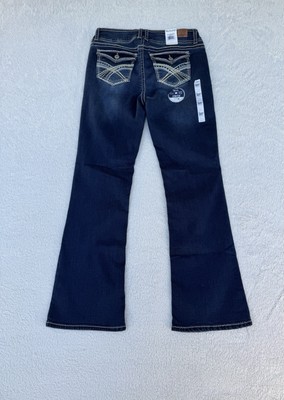 Wallflower Luscious Curvy Fit Jeans Size 11/30 Boot Cut Dark Wash New