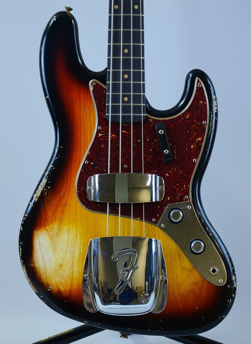 Fender Custom Shop 1961 Jazz Bass Heavy Relic (Super Faded 3-Tone