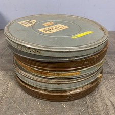VTG 16mm Film Lot of 5 Reels 10" Metal Library Instructional Educational LAUSD