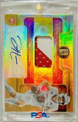2022 Panini Chronicles Gold Standard Jake Haener Saints Rookie Patch Auto 1/25