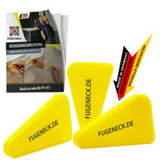 FUGENECK&reg; 3er Set Profi Fugenabzieher Silikon-Acrylfugen leicht gemacht!