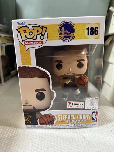 Funko Pop! Basketball NBA Stephen Curry #186 Fanatics Exclusive w/ Protector