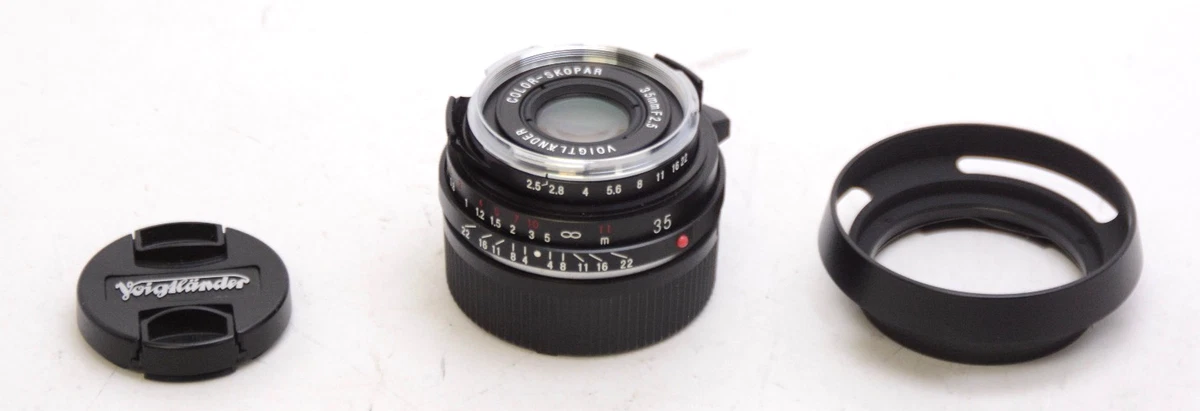 Voigtländer Camera Lenses 35mm Focal f/2.5 Maximum Aperture for