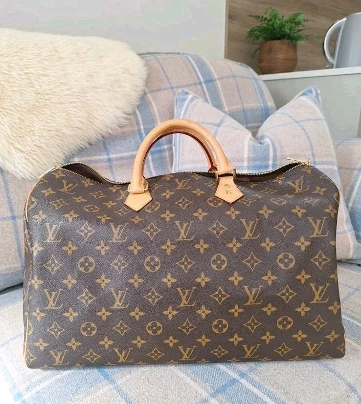 Louis Vuitton Speedy Bandoulière 40, Personalised with Letter 'K' Excellent Cndt, photo 1 of 5