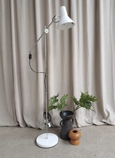 Vtg Late Mid Century 80s Ikea Spot Light Floor Lamp Scandi Fully Tested #396