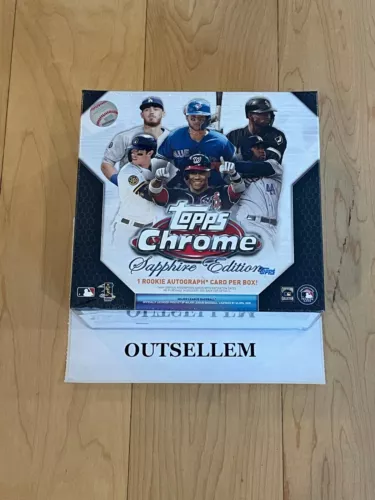Topps 2020 Chrome Sapphire Edition Baseball Hobby Box ✅ SEALED SHIPS NOW ✅