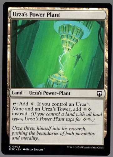 Urza's Power Plant 0402 Non Foil Common Modern Horizons 3 MTG Near Mint