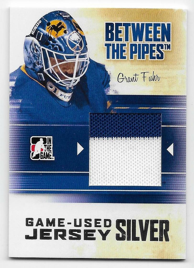 10/11 BETWEEN THE PIPES GAME JERSEY SILVER Hockey /30 (#M1 10/11 BETWEEN THE PIPES GAME JERSEY SILVER Hockey /30 (#M1