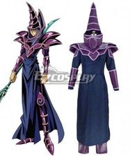 Yu-Gi-Oh Yugioh Dark Magician Suit Halloween Party Adult Cosplay Costume