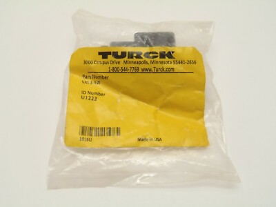 Turck VAS 3-AW Sensor Connector Male 3 Positions Straight Cable Mount