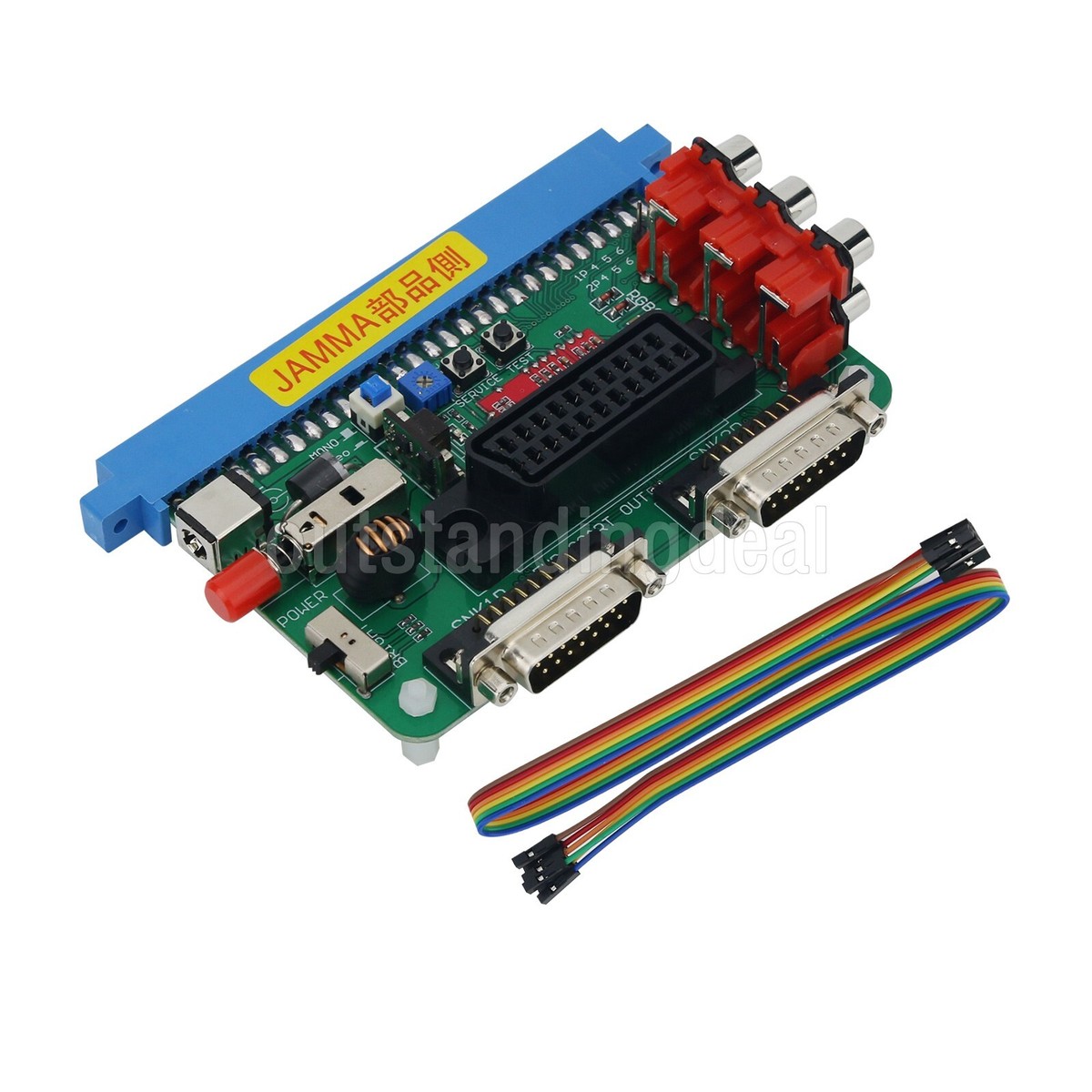 コントロールボックス　CBOX　JAMMA 新品】 簡易コントロールボックス【竹ダッシュ】CBOX/JAMMA BOX + RGB