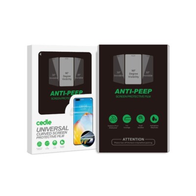 Full Curved Blickschutzfolie   Kratzfest & Blasenfrei für Optimale Privatsphäre