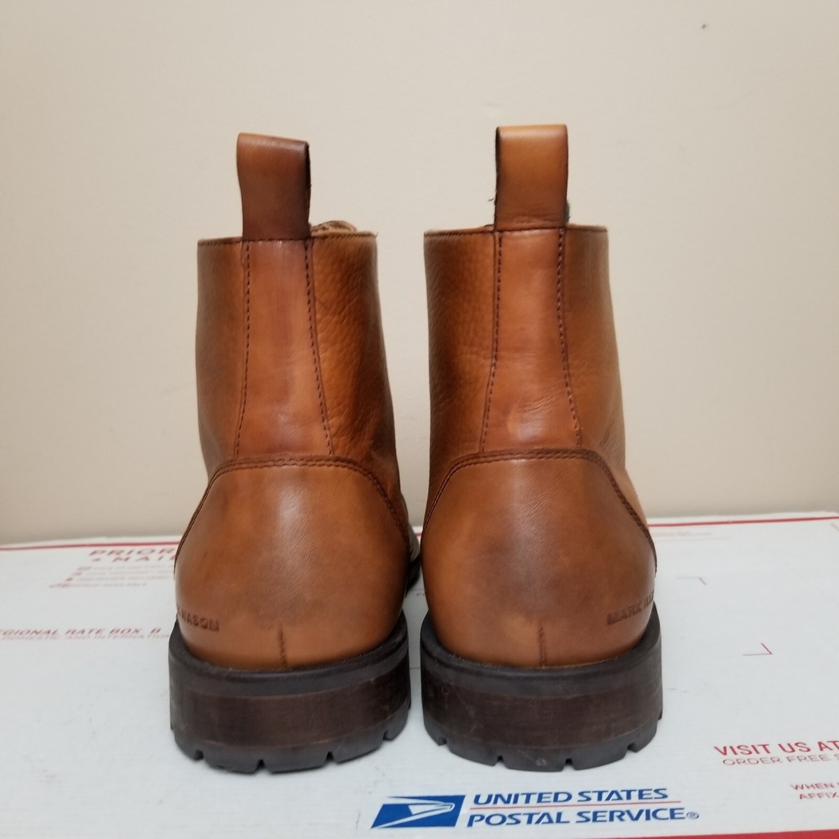 Mark Nason Los Angeles Chukka Boots Brown Leather Ithaca 