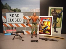 GI Joe Vintage 2003 ROADBLOCK (V9), Lot "A", w/Acc, 100% COMPLETE!+ Hasbro 1:18