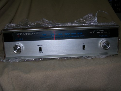 Heathkit Model AJ-14 Vintage Stereo FM Tuner, Tested Works