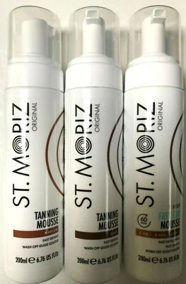 St Moriz Instantané Auto-Bronzant Mousse 200ml (Prix Est pour Pièce)