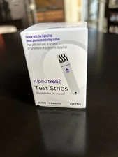 NEW! AlphaTRAK 3 Blood Glucose Test Strips (50 Strips)