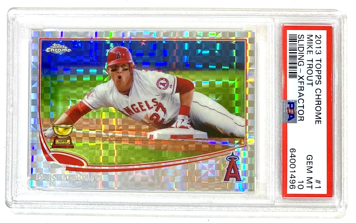 Mike Trout 10 Graded Baseball Sports Trading Cards & Accessories