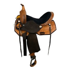 Wild Frontier Barrel Style Saddle Tooling Full QH Bars 14" 15" 16" NEW