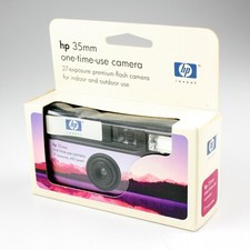 HP Single-Use 35mm Flash Camera 27 Exposures Color Print Film - EXPIRED 2005