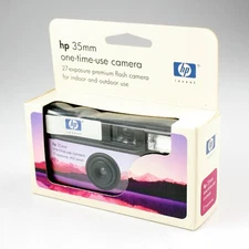 HP Single-Use 35mm Flash Camera 27 Exposures Color Print Film - *EXPIRED* 2005