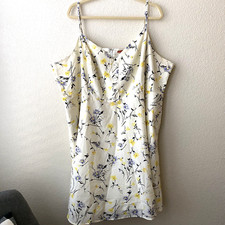 Modcloth Womens Floral Dress Size 4x Spaghetti Strap Sundress Sleeveless