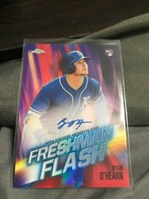 Ryan O'Hearn 2019 Topps Chrome Red Refractors Autographs  royals #5/5! KC12! 