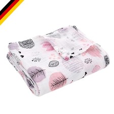 Musselin Babydecke Sommer für Babys Kinder dünne atmungsaktive Sommerdecke Pu...