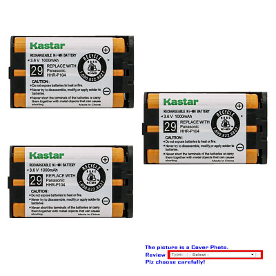 Kastar HHR-P104 Battery for PHILIPS SJB4162 SJB4162/17 SJB4162/37 Rayovac Ray193