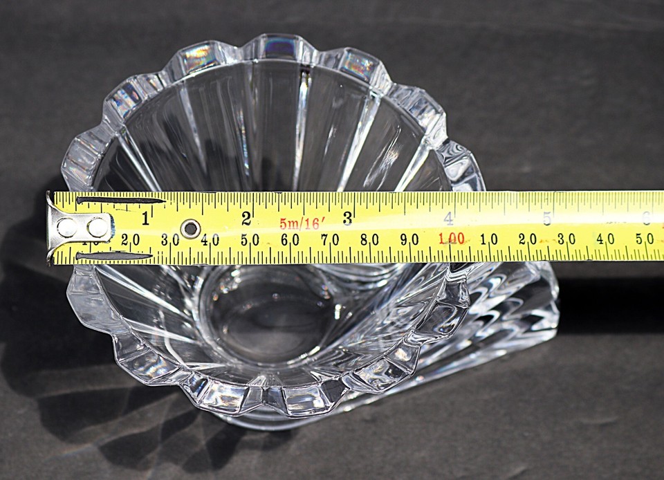 PAIR of ROSENTHAL Crystal GlassFlying Wing Art Deco Candy Dish or