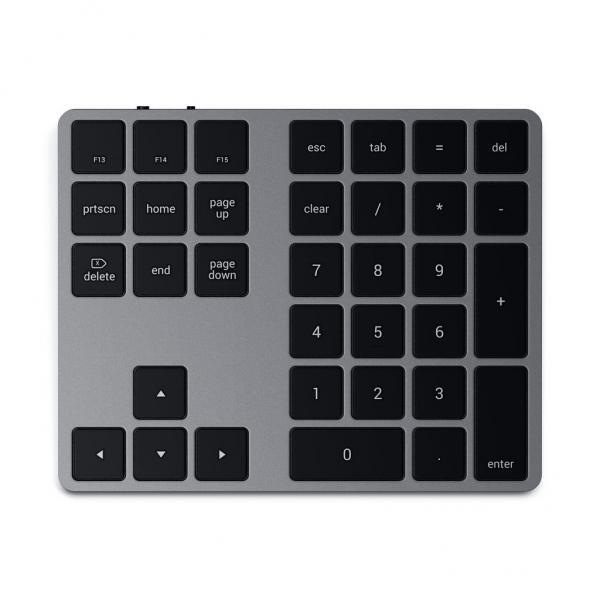 Satechi ST-XLABKM tastierino numerico Universale Bluetooth Grigio (Numeric Keypa