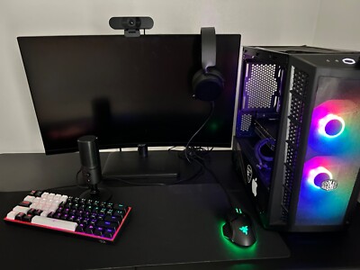 gaming set up, gaming pc, pc for gaming, pc and monitor, pc bundle,gaming bundle