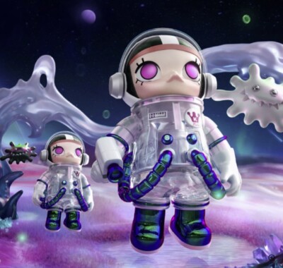 POP MART 1000% SPACE MOLLY x INSTINCTOY | eBay