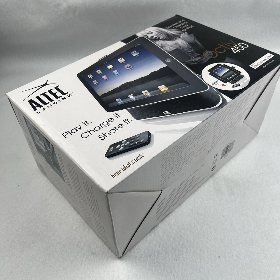 Altec Lansing Bluetooth Docking Station OCTIV450 iPad Speaker Dock - Image 4 of 4
