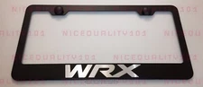 WRX Stainless Steel Finished License Plate Frame Holder Rust Free
