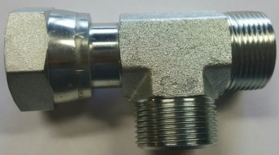 FS6602-10-10-10, Face Seal, Hydraulic, Fitting, MFS - FFSX - MFS Run Tee