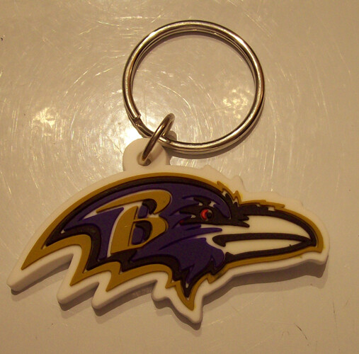 (10) NFL KEYCHAINS SOFT RUBBER PVC PICK YOUR TEAM PARTY FAVORS BULK LOT