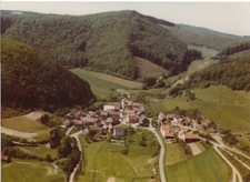 altes Foto Luftaufnahme Frebershausen 1974 je ca. 13,8x10cm B207h