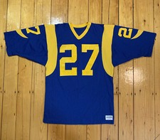 Vintage 1985 Los Angeles Rams Gary Green Medalist Sand Knit Jersey L 80s NFL USA