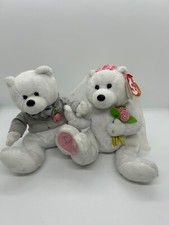 TY Beanie Baby ‘WE DO’ 2004 The Wedding Bears Couple Married I Do Marriage w/Tag