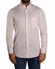 Glanz Herren Hemd mit Einstecktuch 51/52 Gr.5XL Rosa