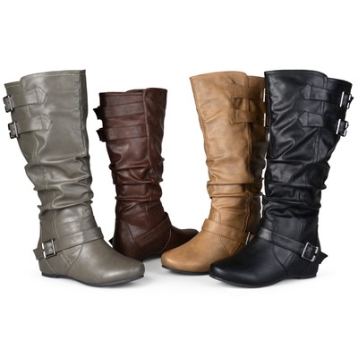 journee extra wide calf boots