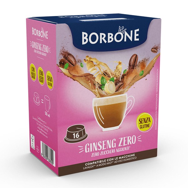 Caffè Borbone 96 Capsule Compatibili A Modo Mio Miscela Ginseng Zero-image